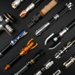 a collection of different types of flashlights